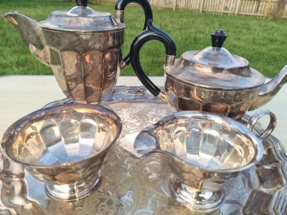 Viners of Sheffield Alpha Plate tea set - Image 3