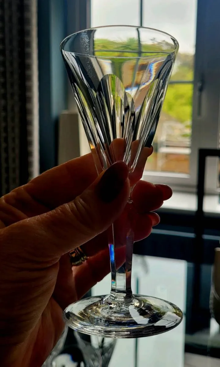 Waterford crystal sherry glasses - Image 2
