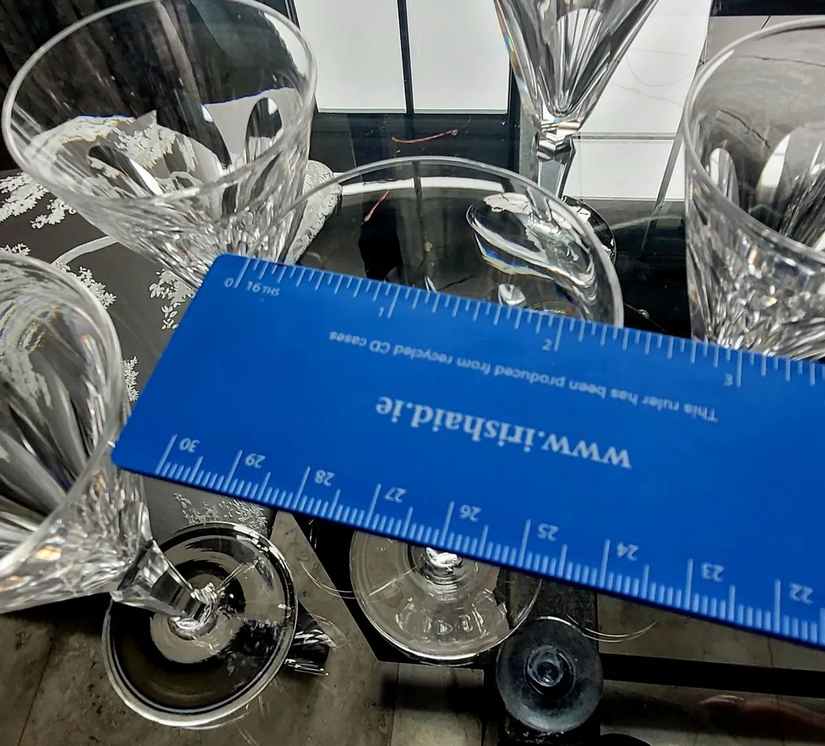 Waterford crystal sherry glasses - Image 4