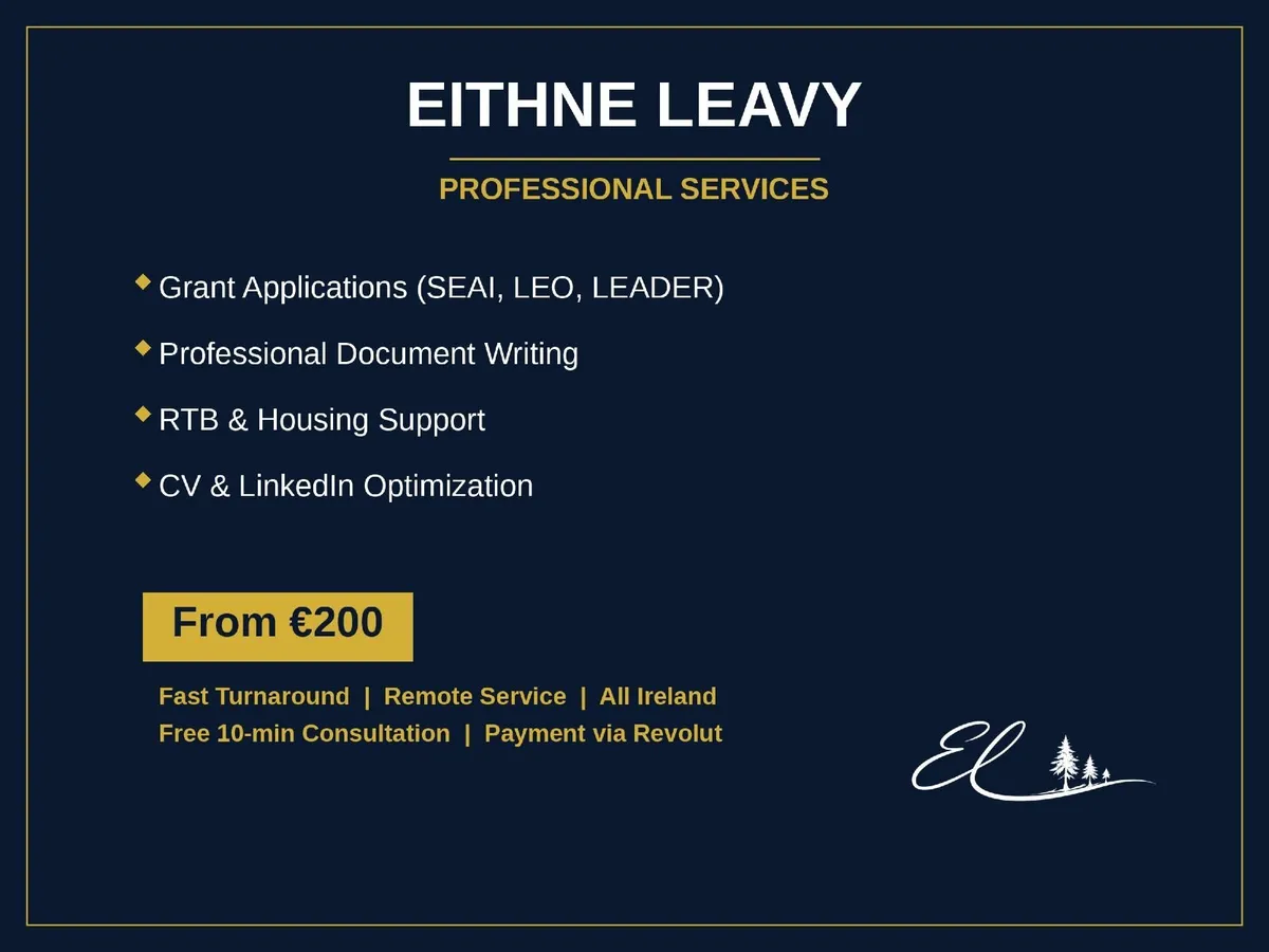 Professional Grant Applications /Document Support