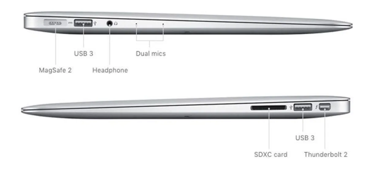 2015 Apple Macbook Air 13" A1466 i5 8GB RAM 256GB - Image 2