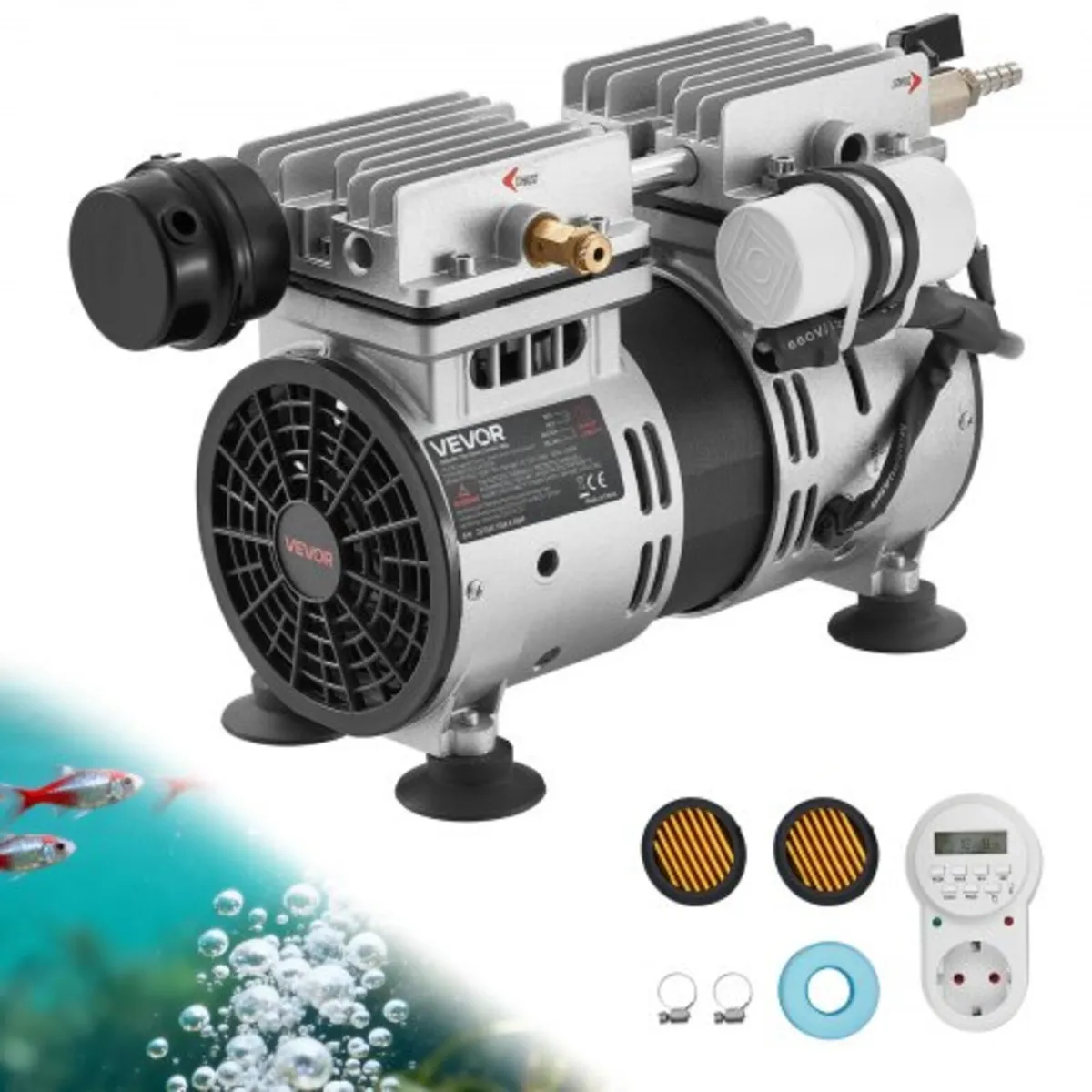 Pond Aerator, 5.2CFM 4/5HP Air Compressor, Lake Ae - Image 1