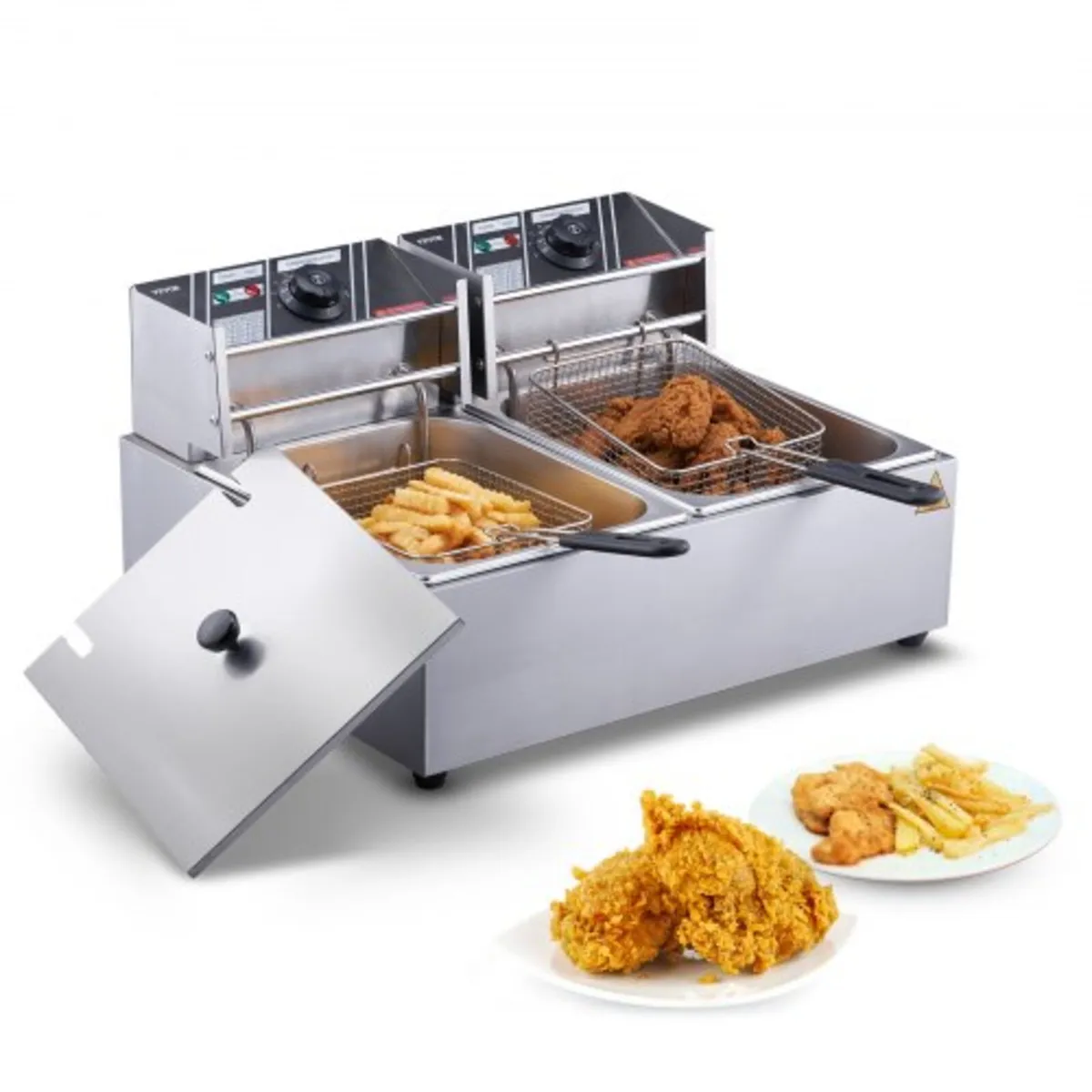 Commercial Electric Deep Fryer, 24L Large Capacity - Image 1