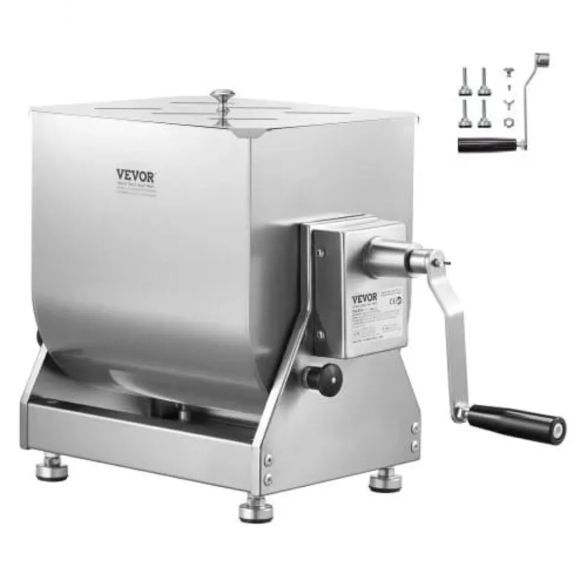 Manual Meat Mixer, 20L Tilt Tank Meat Processing E - Image 1