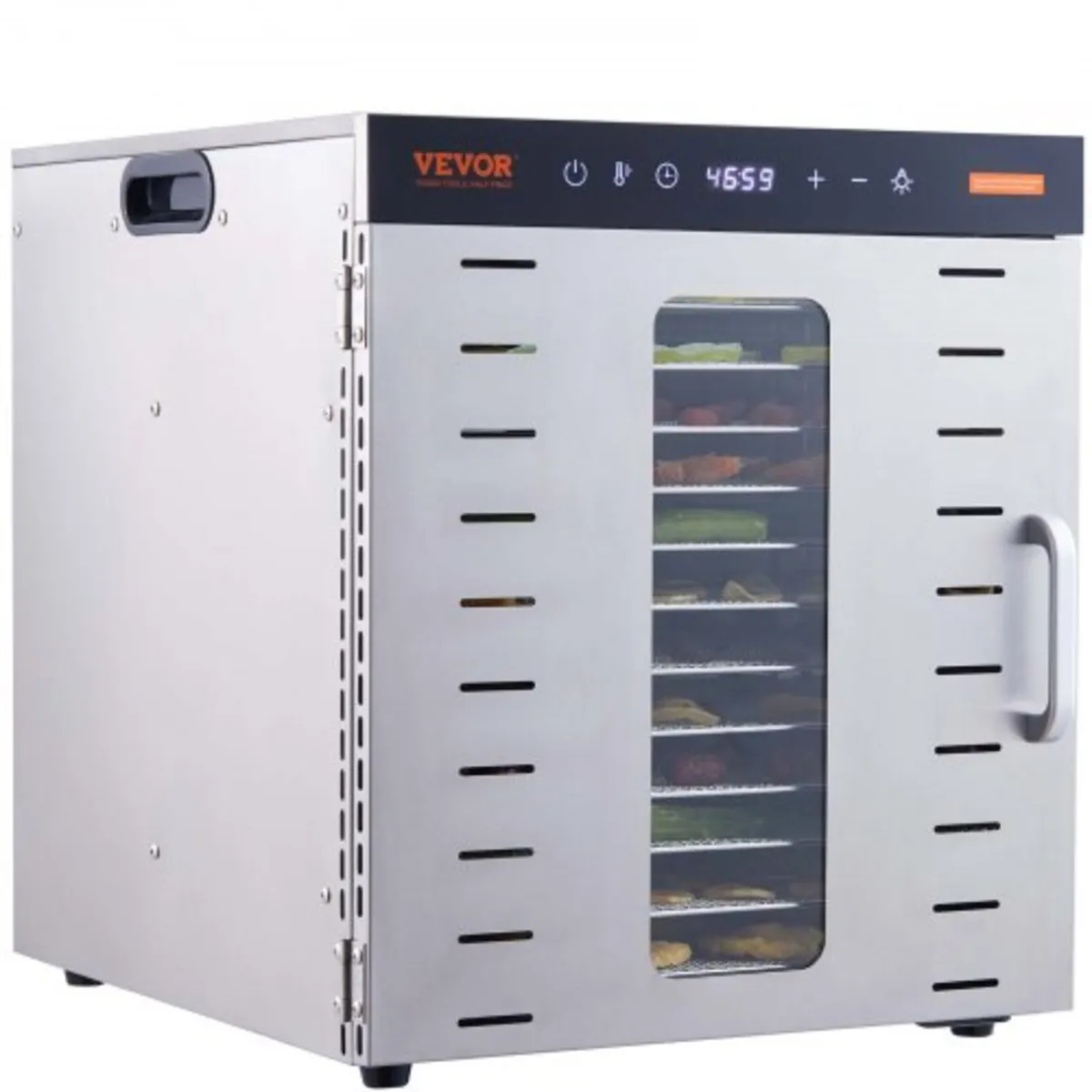 10 Trays Food Dehydrator Machine Stainless Steel 1 - Image 1
