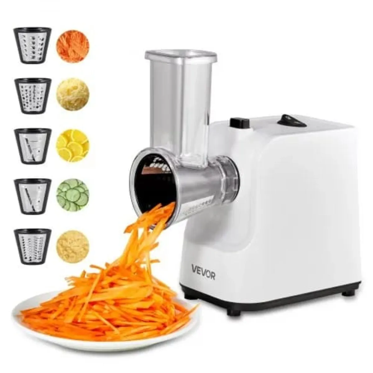 Electric Cheese Grater Salad Maker, 200W Salad Sho - Image 1