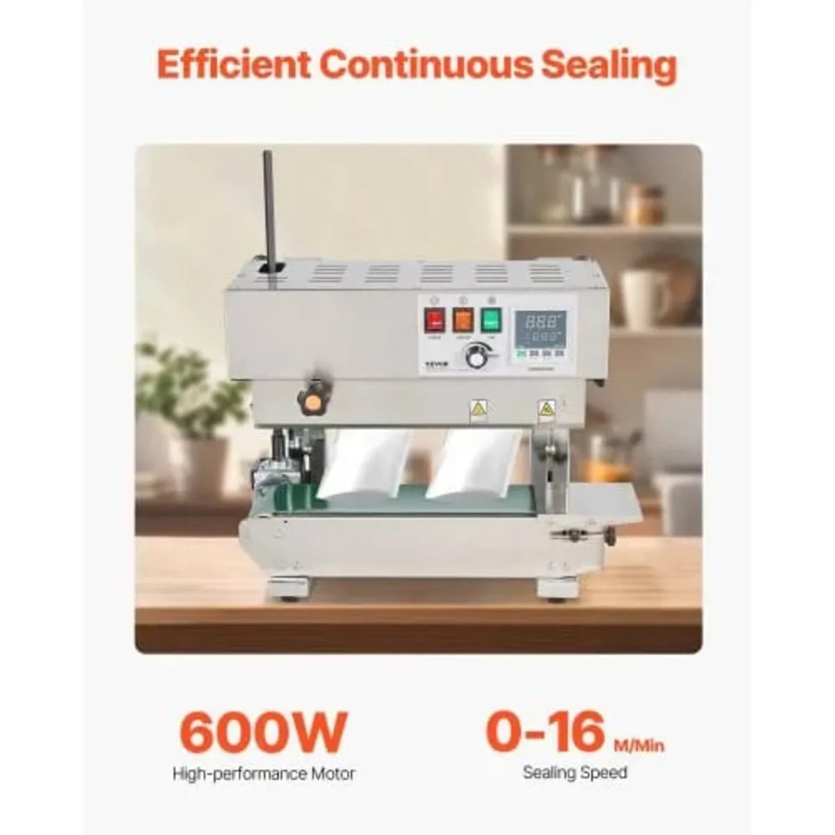 Continuous Bag Band Sealing Machine, 0.24-0.47 in/ - Image 3