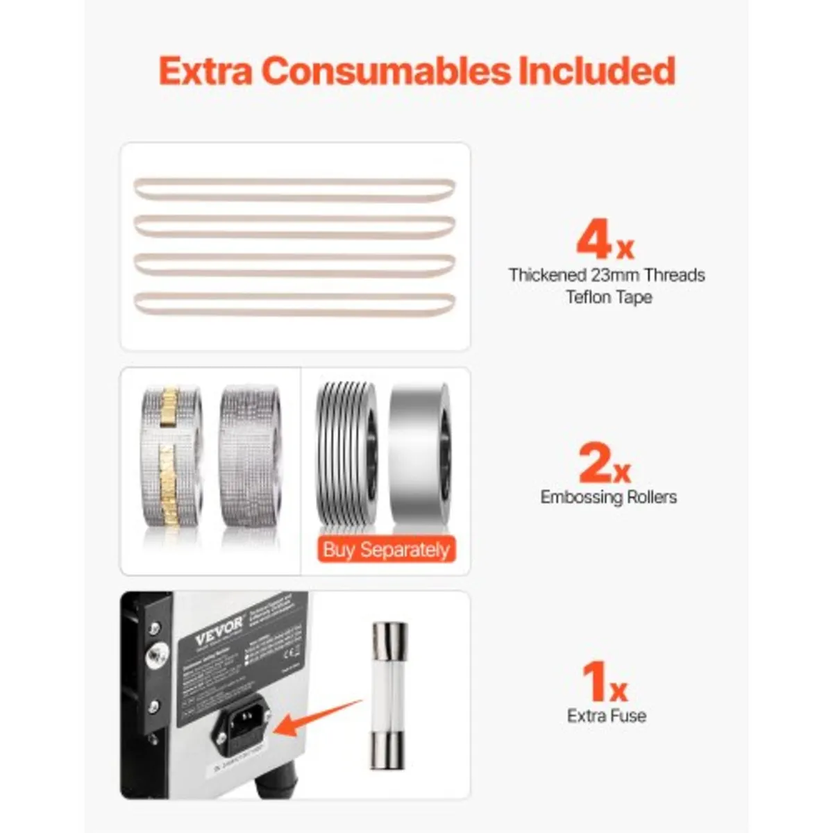 Continuous Bag Band Sealing Machine, 0.24-0.47 in/ - Image 4