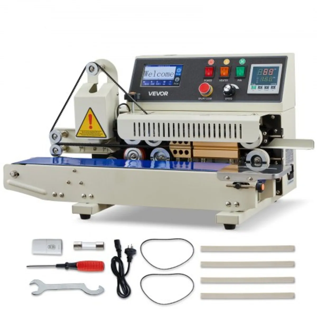 Continuous Bag Band Sealing Machine, 6-12 mm Seal - Image 1