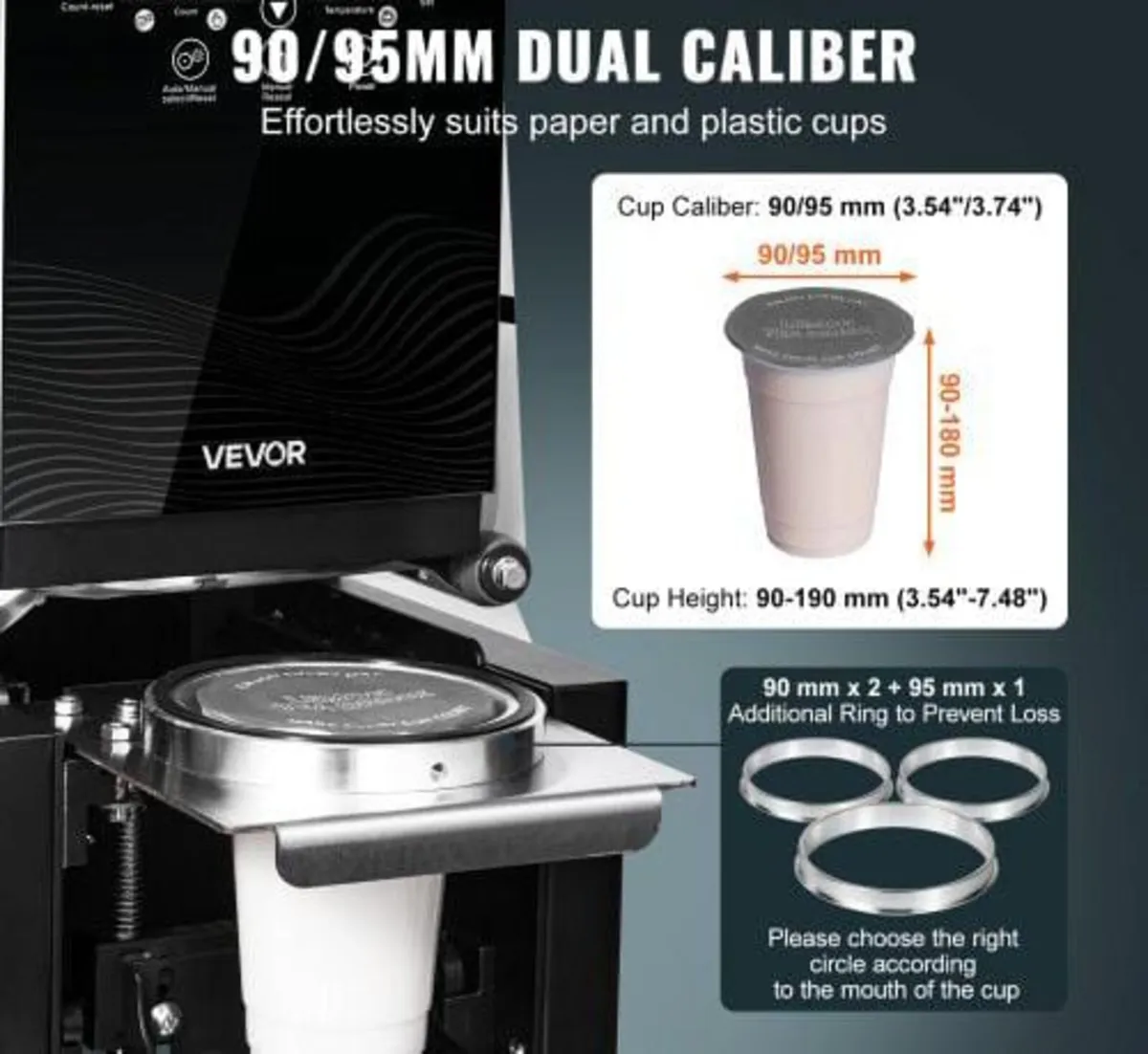 Fully Automatic Cup Sealing Machine, 500-650 Cups/ - Image 3