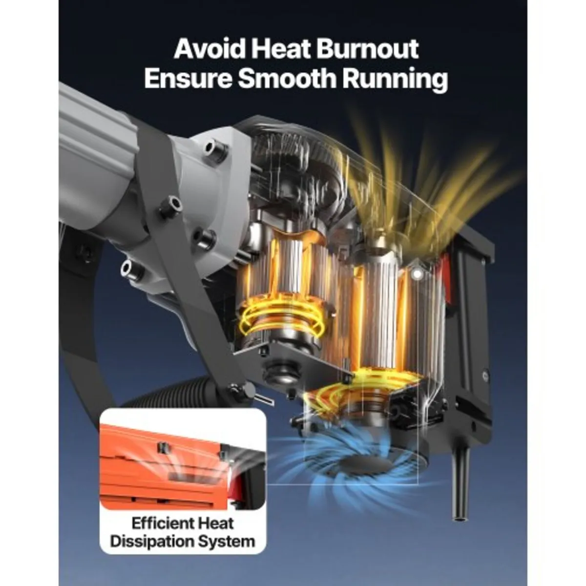 Demolition Jack Hammer Concrete Breaker 2200W Elec - Image 2