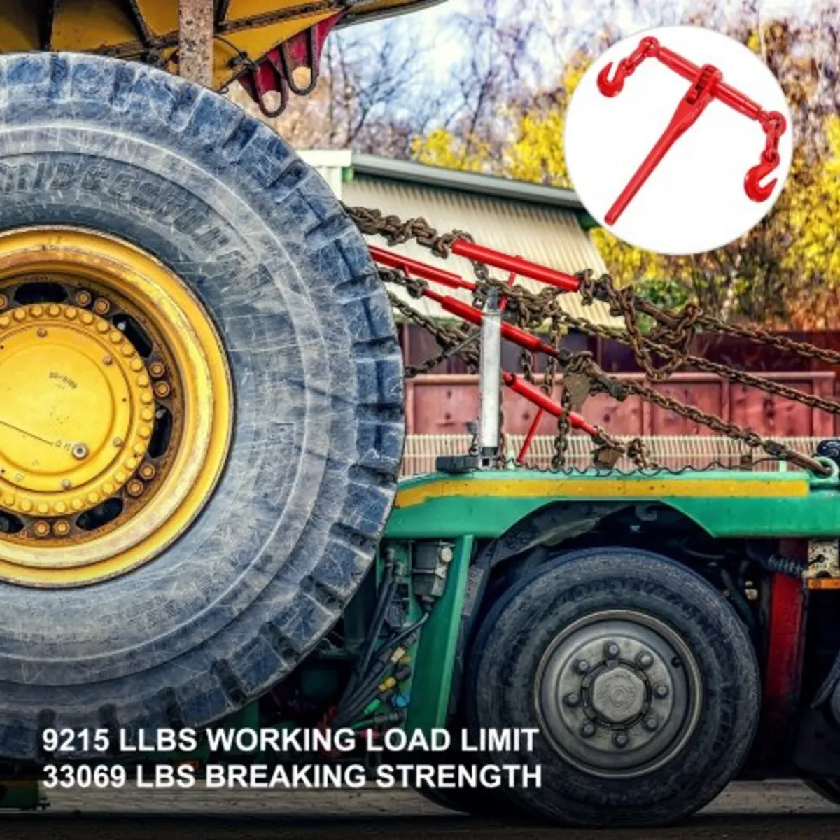 9215LBS 3/8" – 1/2" Ratchet Binders 9,215 LBS Secu - Image 3