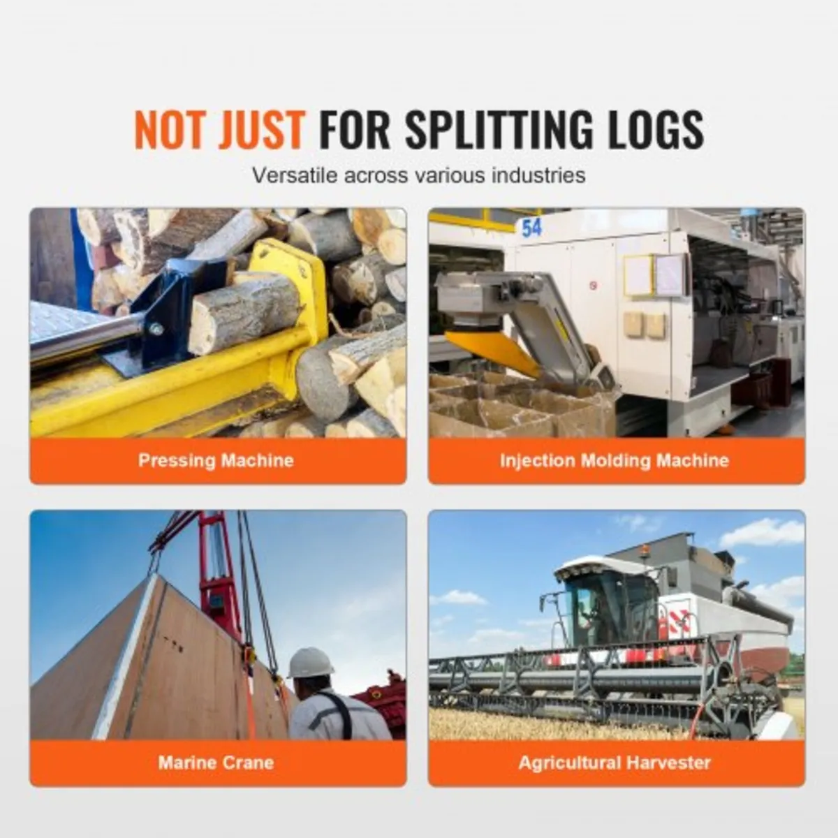 Hydraulic Wood Log Splitter Pump Kit, 60.6 L/min, - Image 2