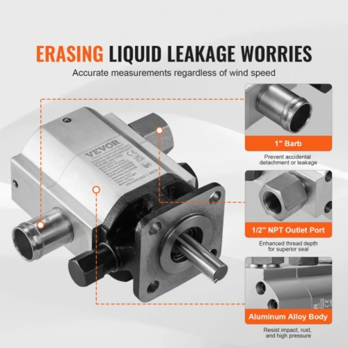 Hydraulic Wood Log Splitter Pump Kit, 60.6 L/min, - Image 3