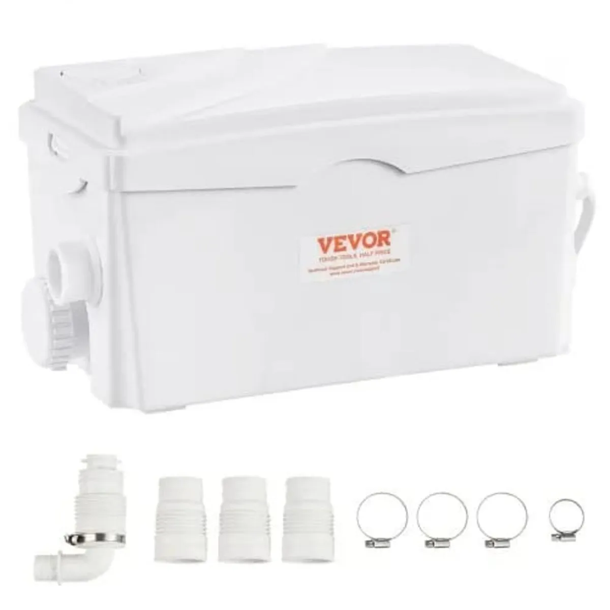 Macerator Pump, 350W, 6000 L/h Flow, 23 ft/7 m Hea - Image 1