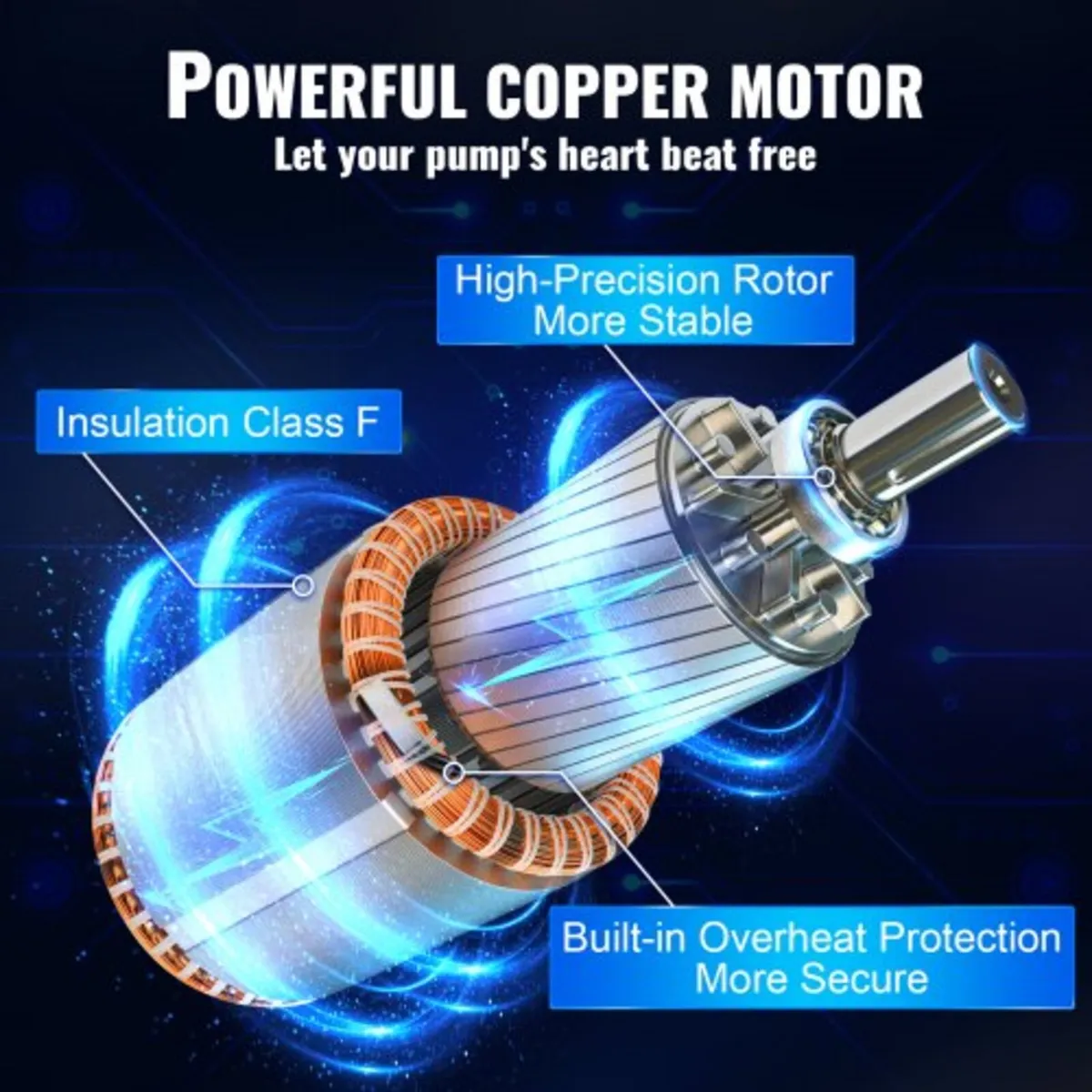 Deep Well Submersible Pump, 550W 230V/50Hz, 50L/mi - Image 4