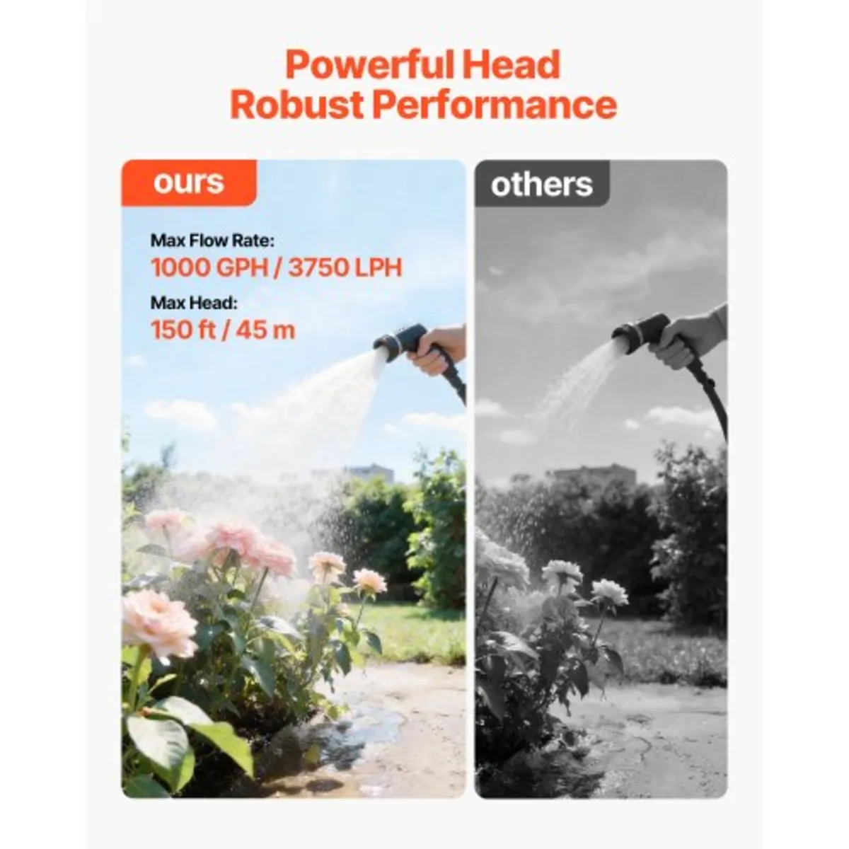 1 HP Shallow Well Pump with Pressure Tank, 230V 37 - Image 2