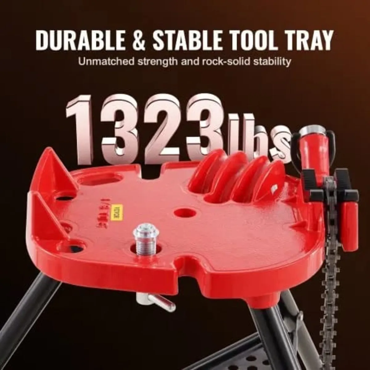 Chain Vise with Tripod Stand | 3.2 to 152 mm Pipe - Image 3