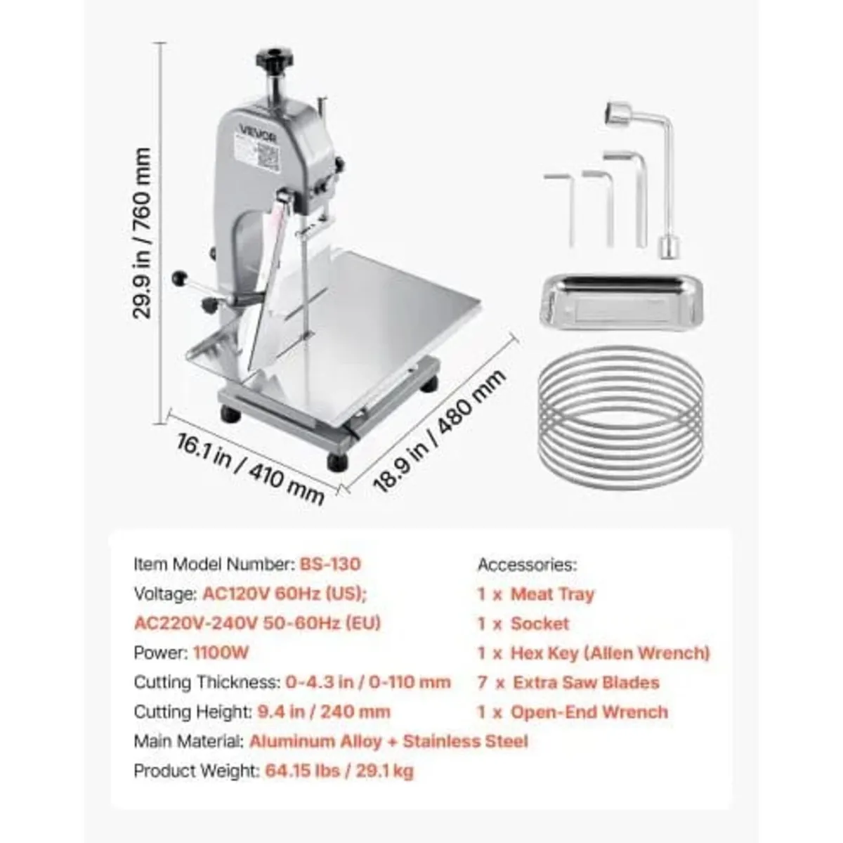 Machine with 315 x 460 mm Workbench, 0-110 mm Cutt - Image 2