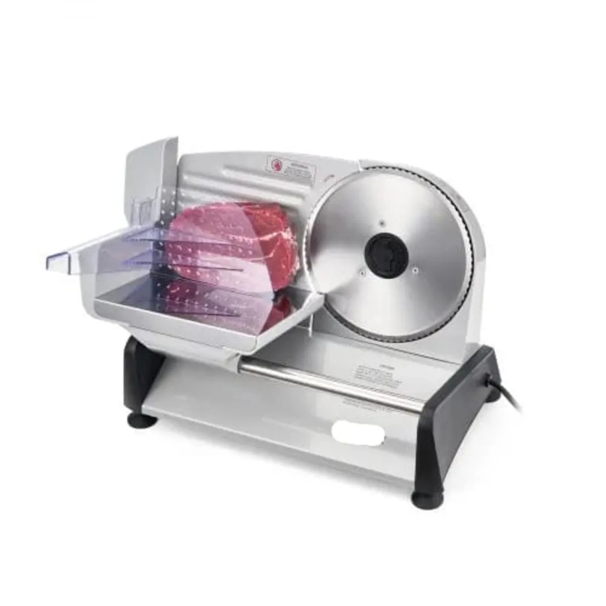Meat Slicer, 200W Electric Deli Slicer Machine wit - Image 1
