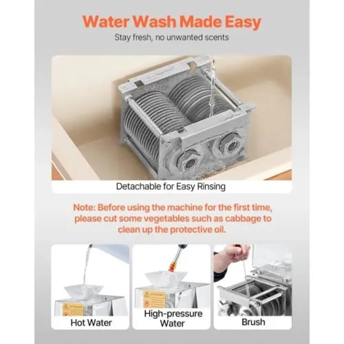 Meat Cutter Machine, 850W Meat Slicer, 551 lb/h Co - Image 4