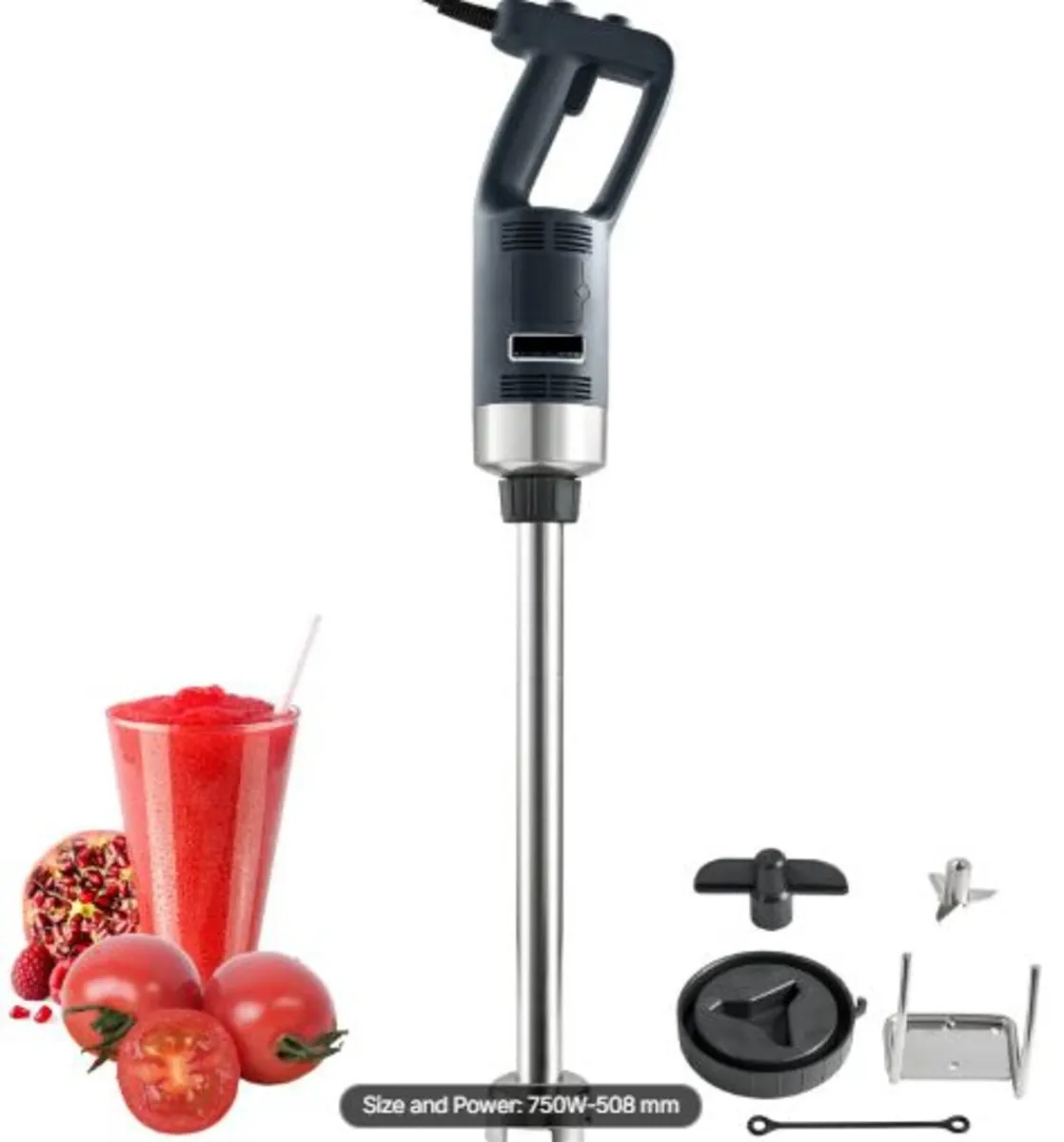 Commercial Immersion Blender, 750 Watt Heavy Duty - Image 1
