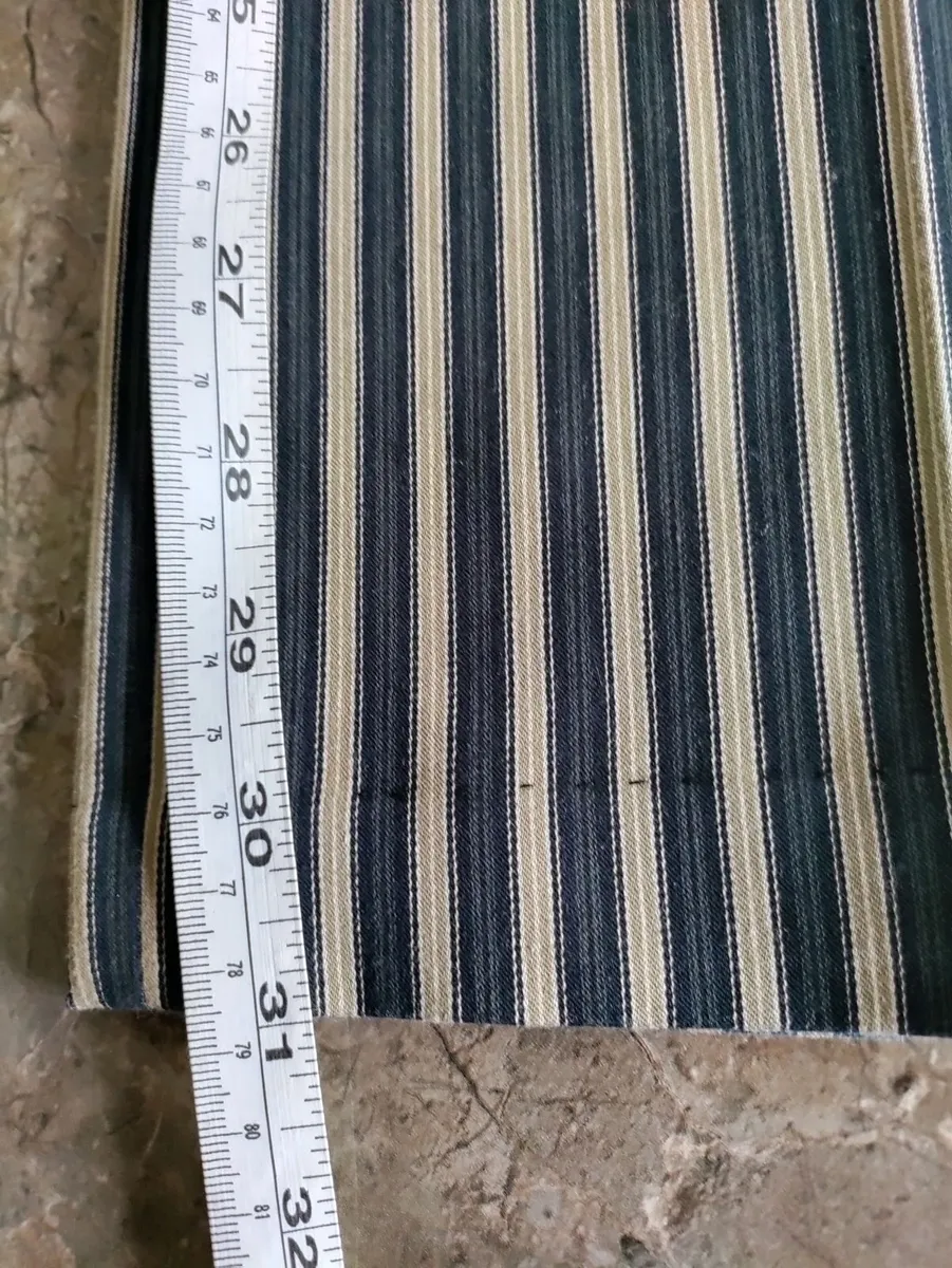 Galvin Green Pinstripe trousers 35/31 Blk/Gold - Image 4