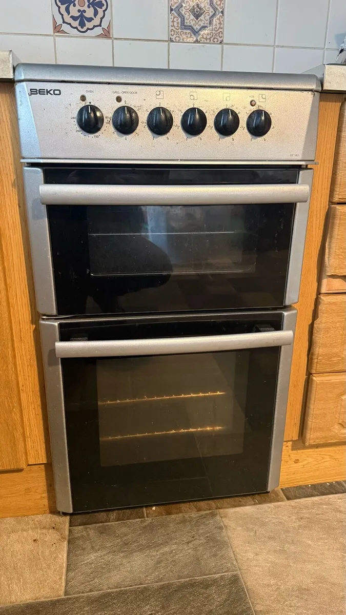 50cm Beko Double Oven Electric Cooker - Image 1