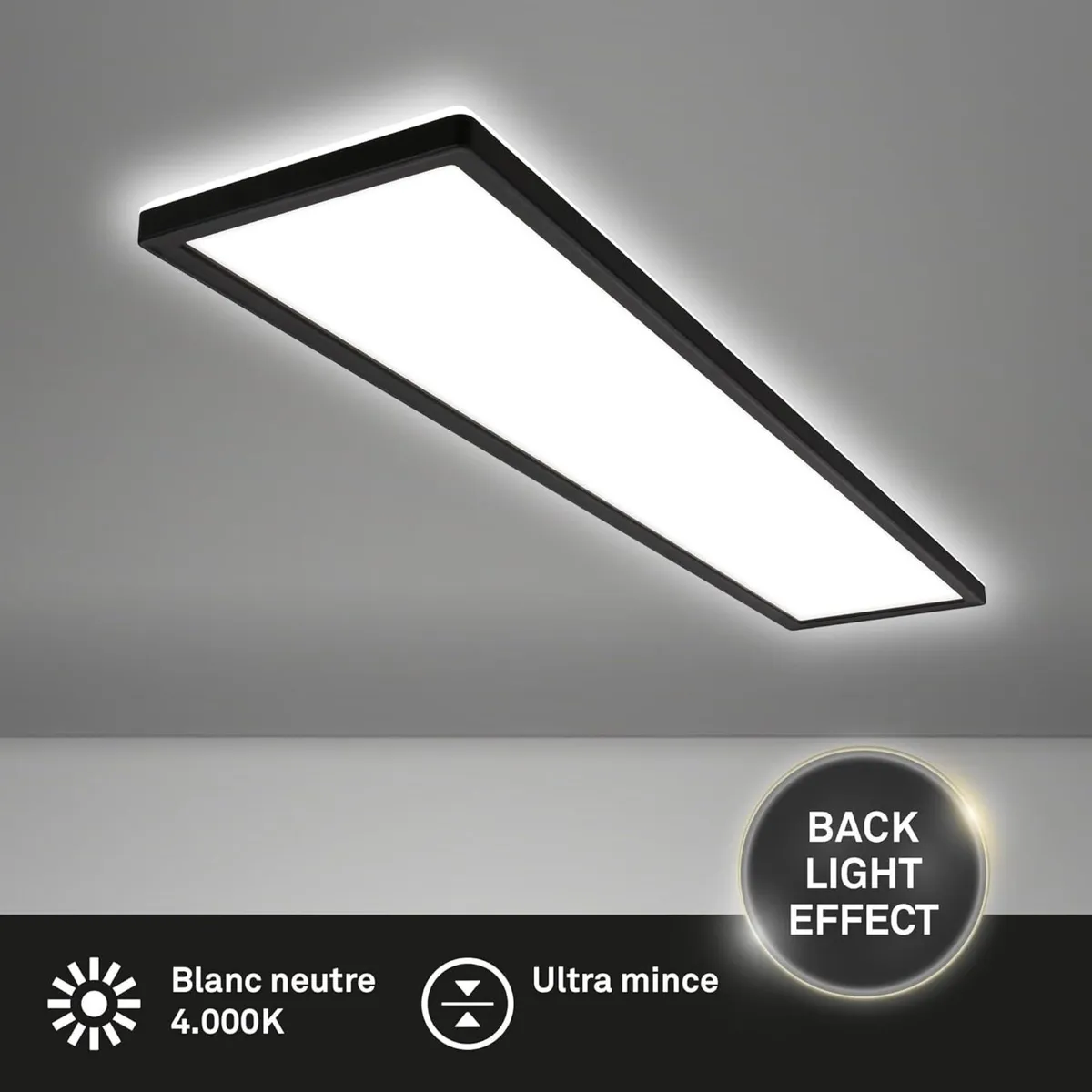 - LED Ceiling Light Ultra Slim Panel Lamp 98x20x3 - Image 2