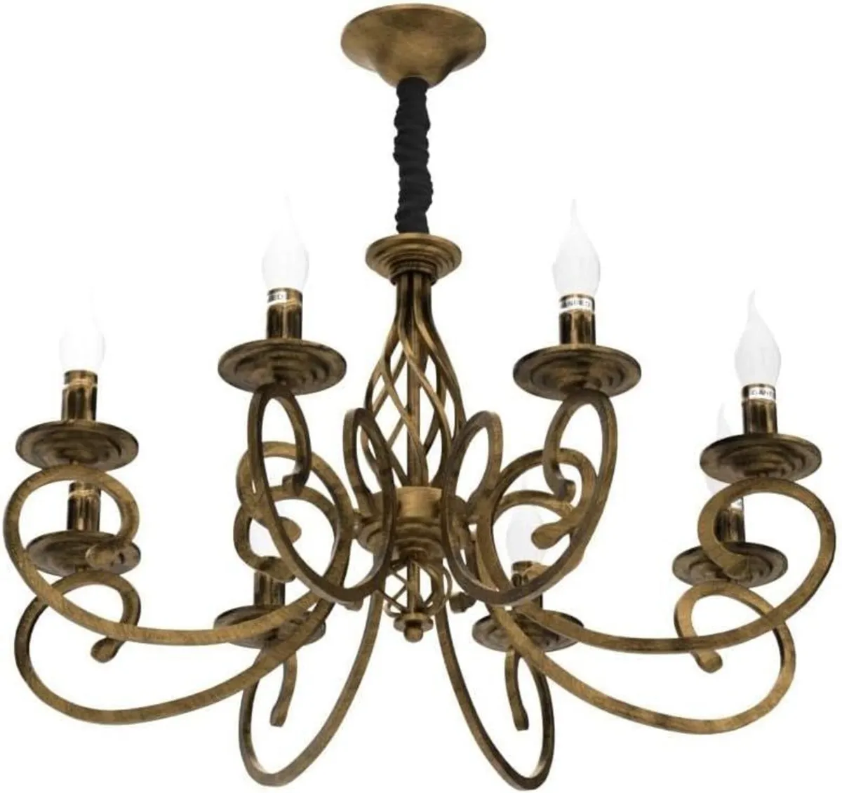 Rustic Chandeliers Candle French Country Chandelie - Image 4