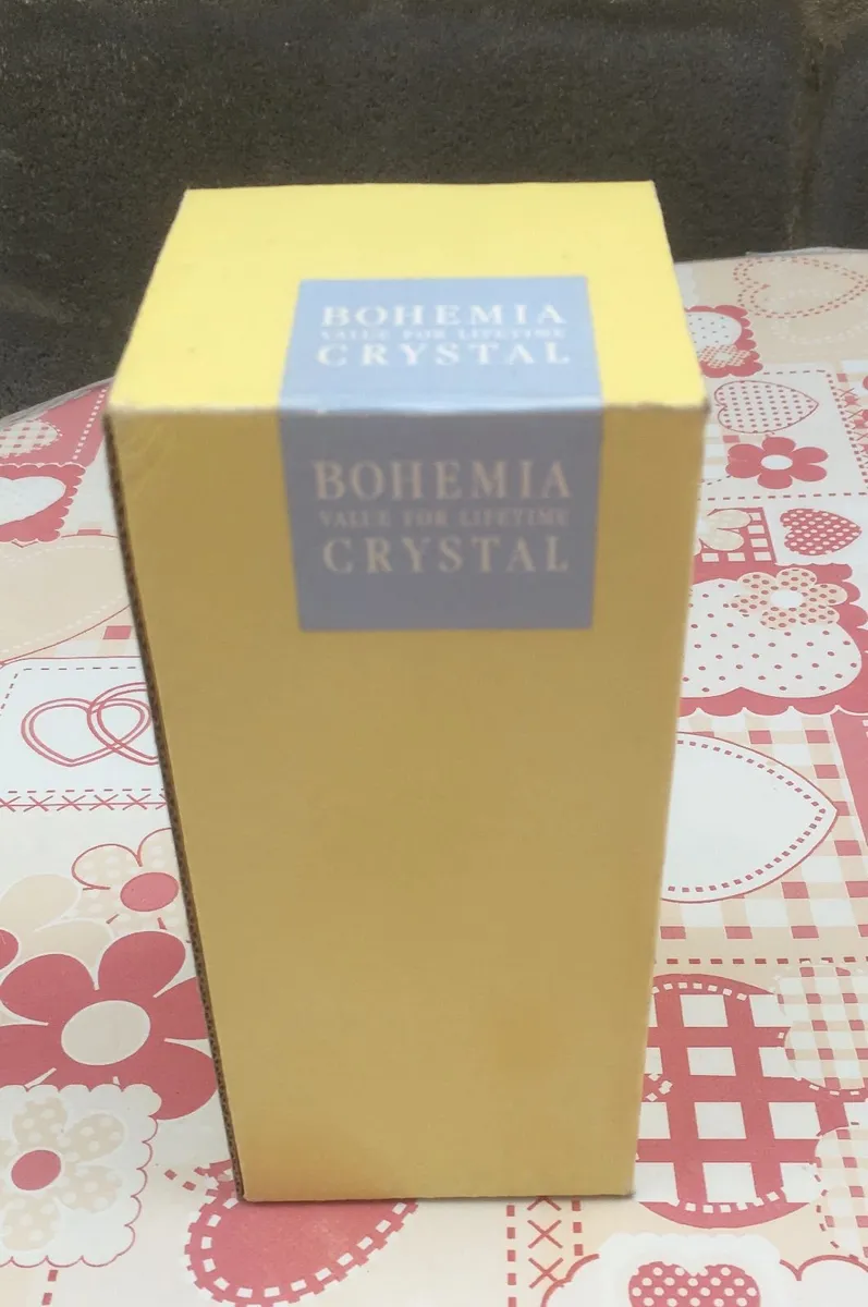 NEW Bohemia Hand Cut Lead Crystal Cut Glass - Image 2