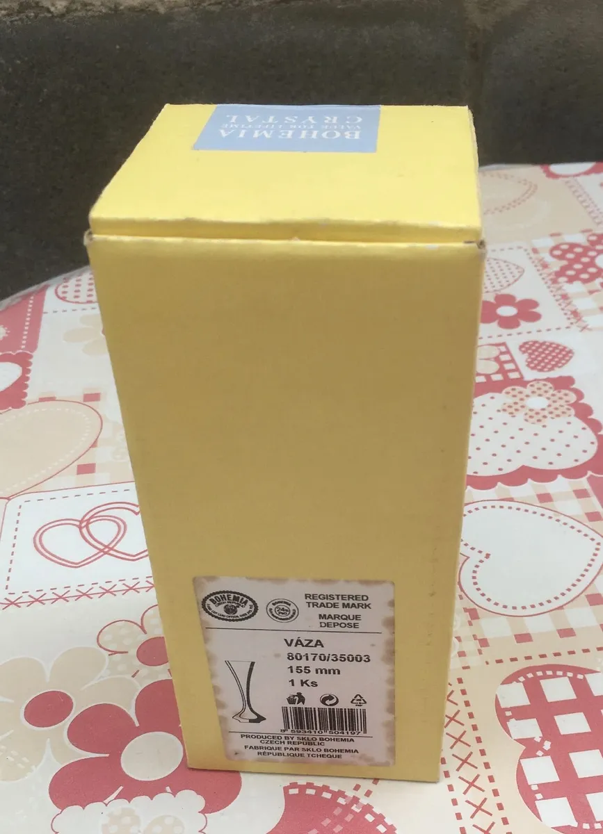 NEW Bohemia Hand Cut Lead Crystal Cut Glass - Image 4