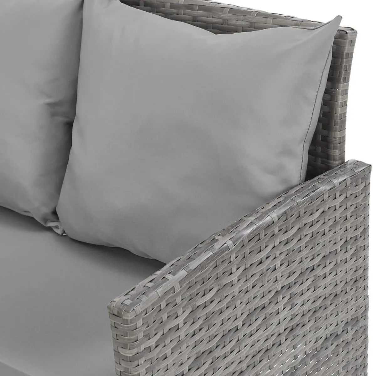 Madison 7 Seat PE Rattan Garden Furniture Set - Image 4