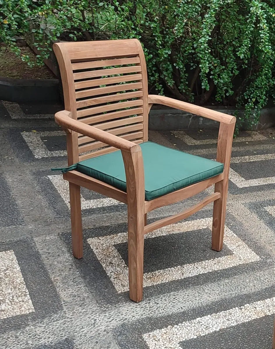 Outdoor Garden Furniture Wooden Dining Table and - Image 3