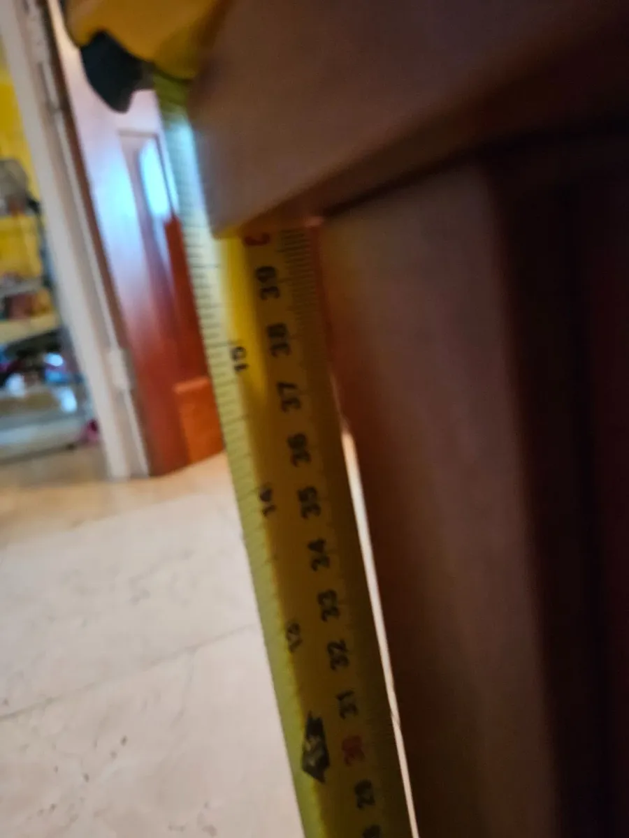 Solid Wood & Glass Coffee Table with Drawers - Image 2