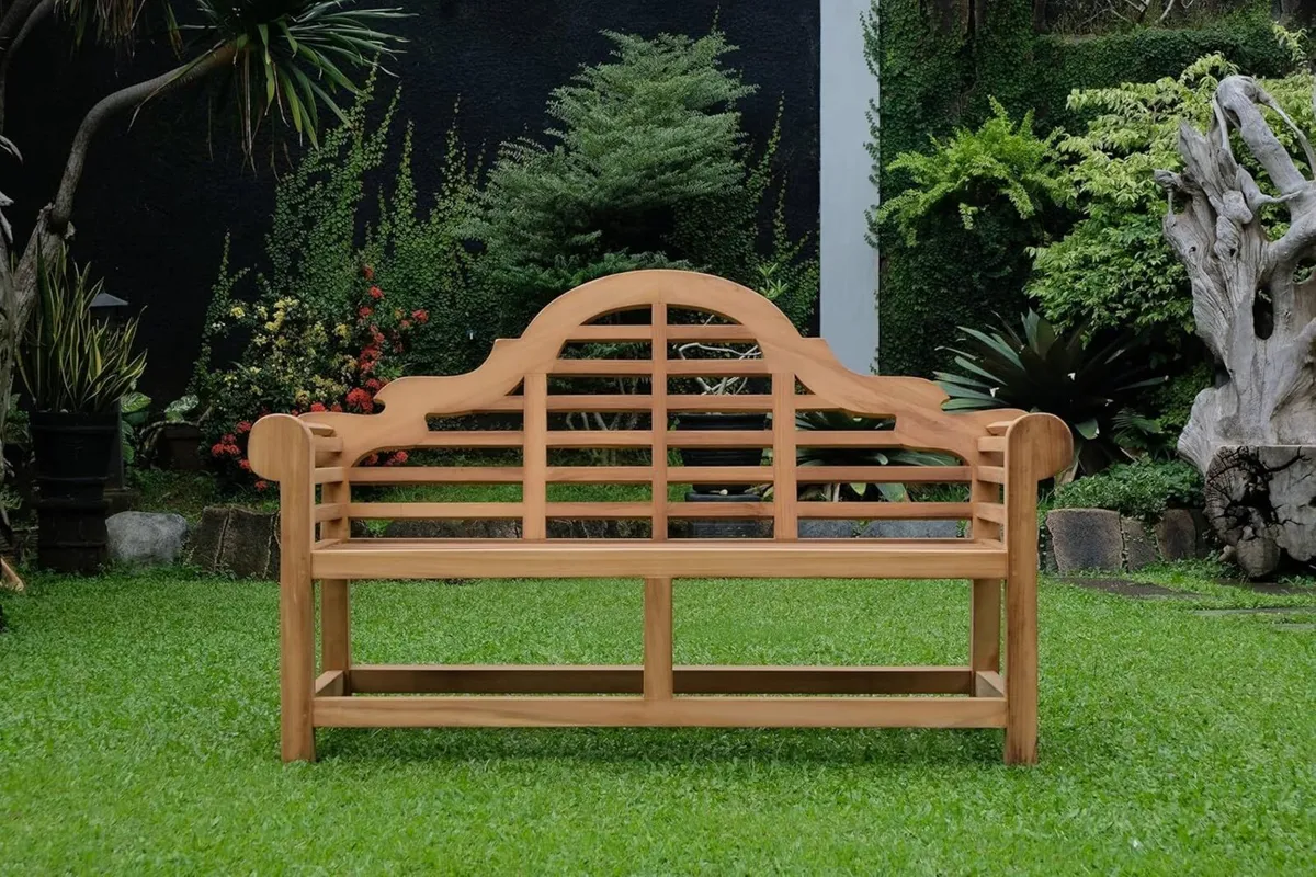 Garden Bench Extra Thick LUTYENS Outdoor Premium - Image 1