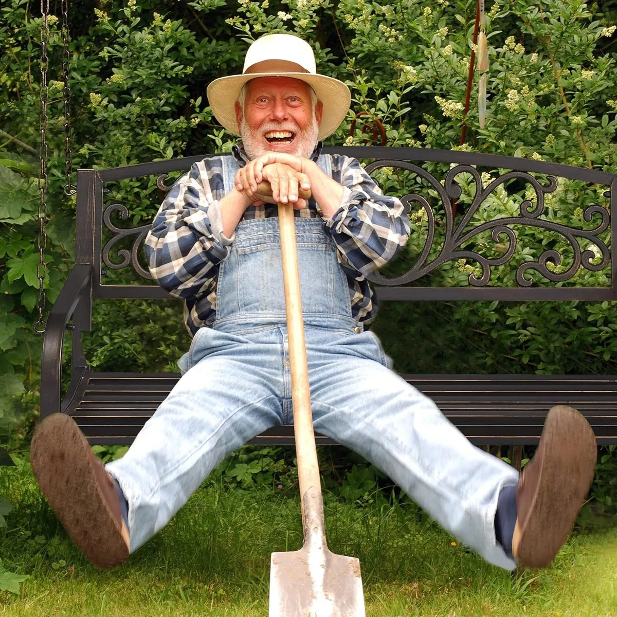 Swing Bench Suspension Hang 2 Seater Garden - Image 4