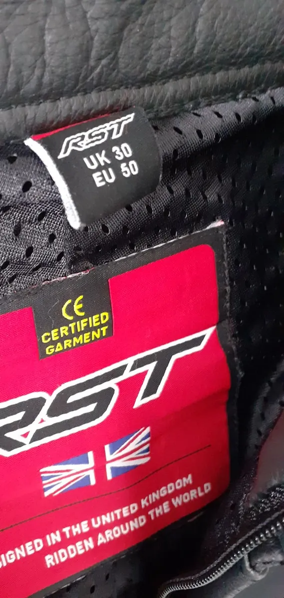 RST & SPADA LEATHER TROUSERS - Image 3