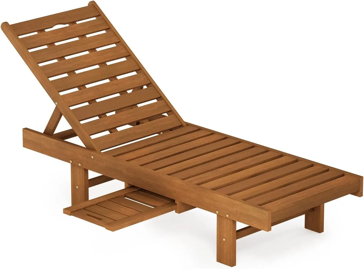 TIOMAN Outdoor Lounger Malo Sun Lounge Chair with - Image 1