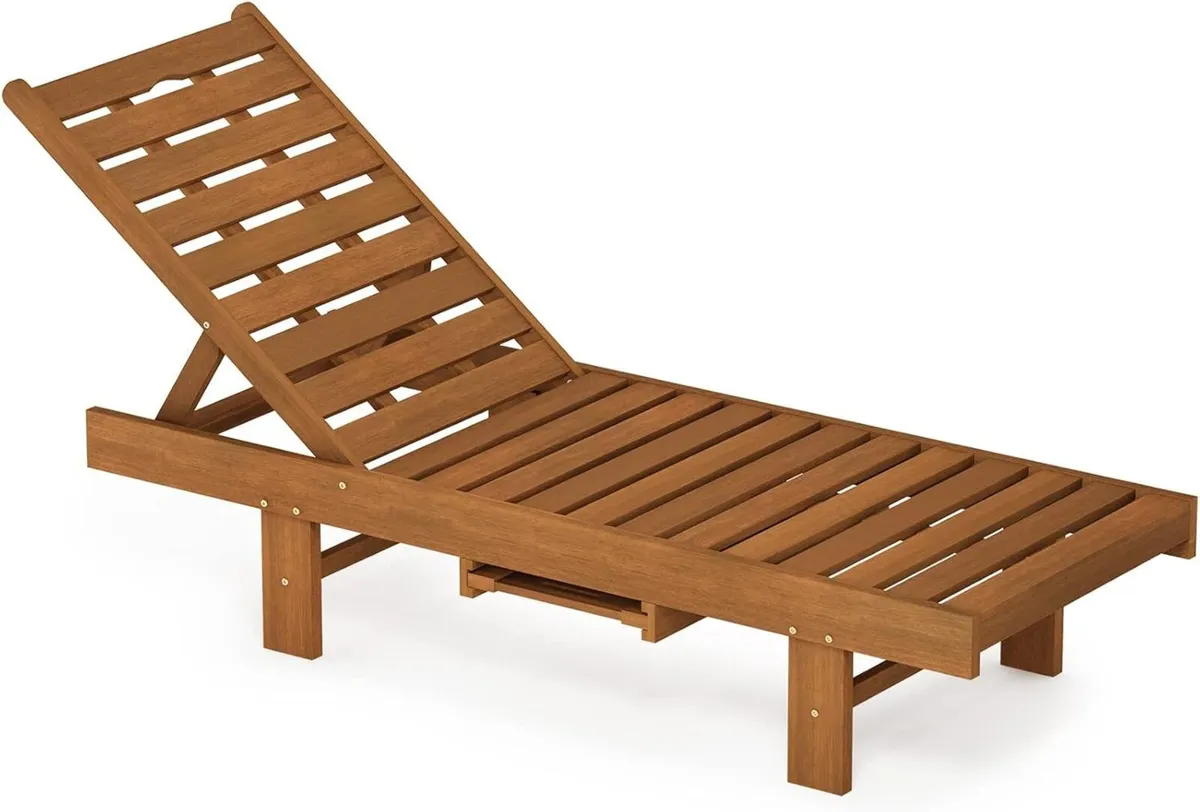 TIOMAN Outdoor Lounger Malo Sun Lounge Chair with - Image 4