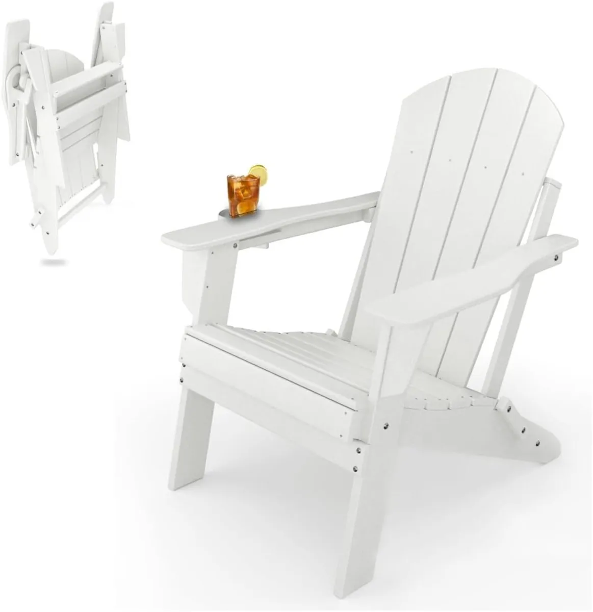 Adirondack Folding Chair for Garden Patio or Deck - Image 1