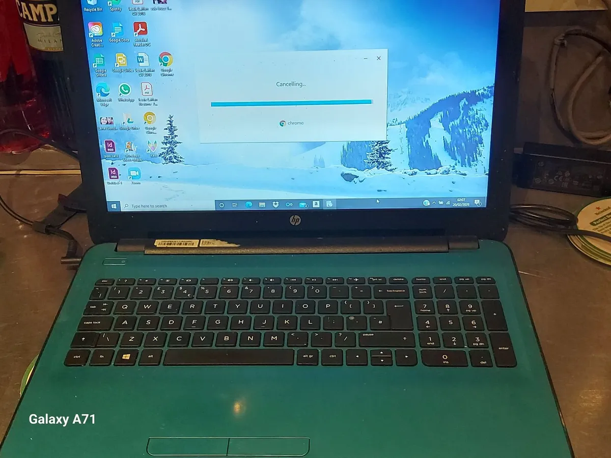HP Pavillion laptop, 4GB Ram, 1TB, 2.0GHz Wins 10 - Image 1