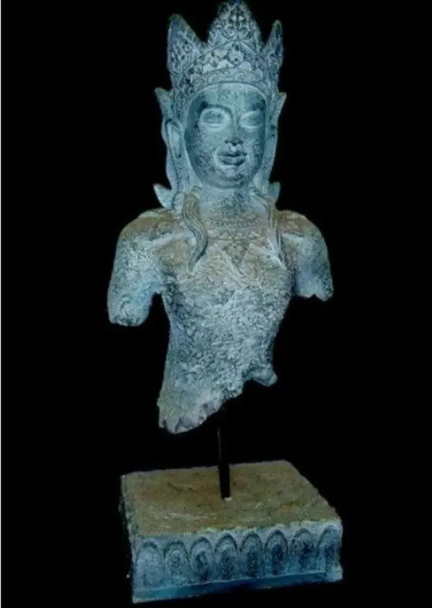 Vintage Asian Art Statue - Image 1