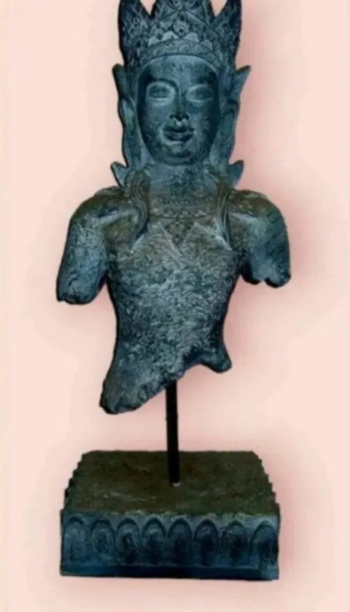 Vintage Asian Art Statue - Image 2