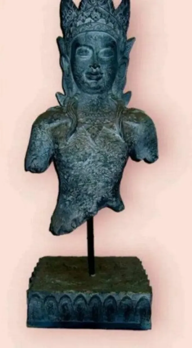 Vintage Asian Art Statue - Image 3