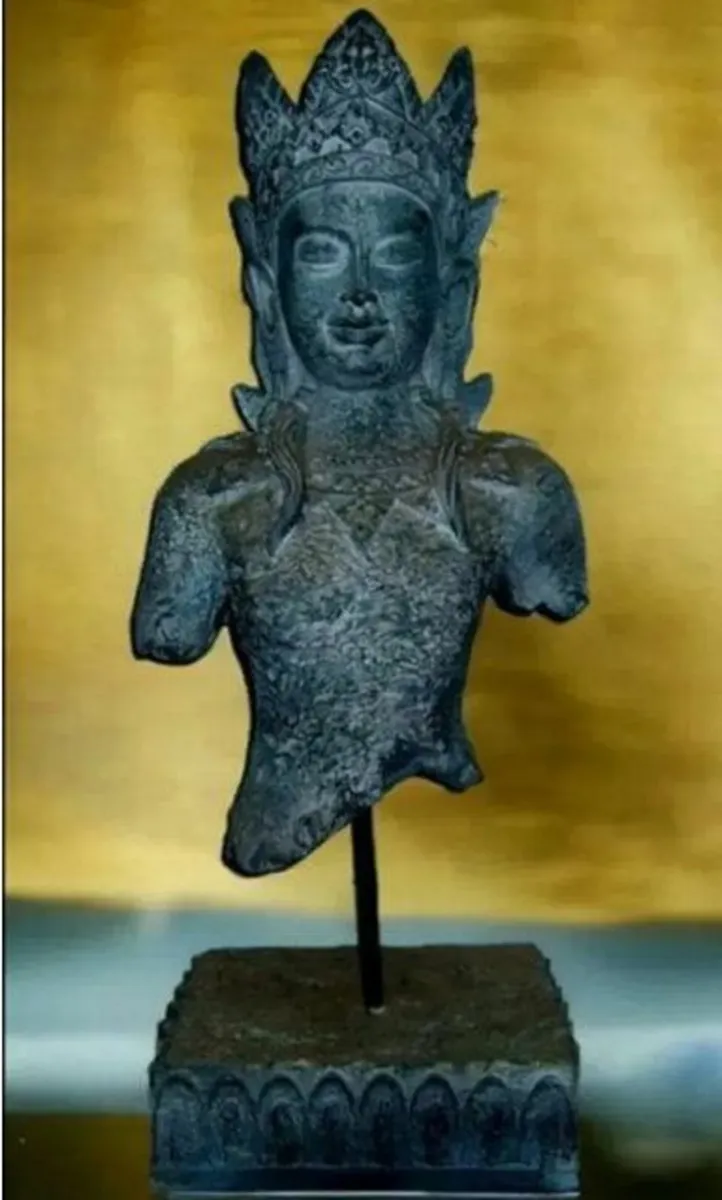 Vintage Asian Art Statue - Image 4