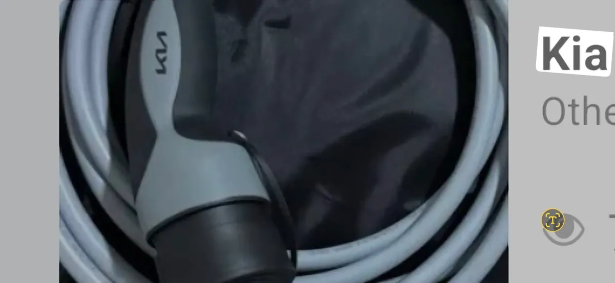 Kia ev charging cable BRAND  NEW IN BOX WITH BAG