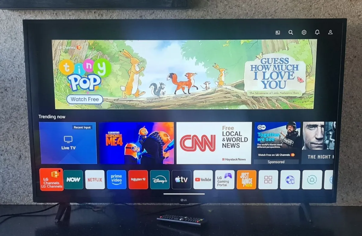 LG 43" Smart TV (2022 Model) – Excellent Condition - Image 2