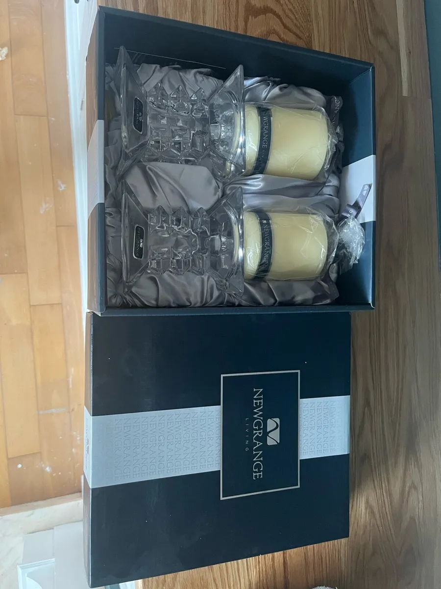 Newgrange Living Glass Candle Holders & Pillars - Image 2