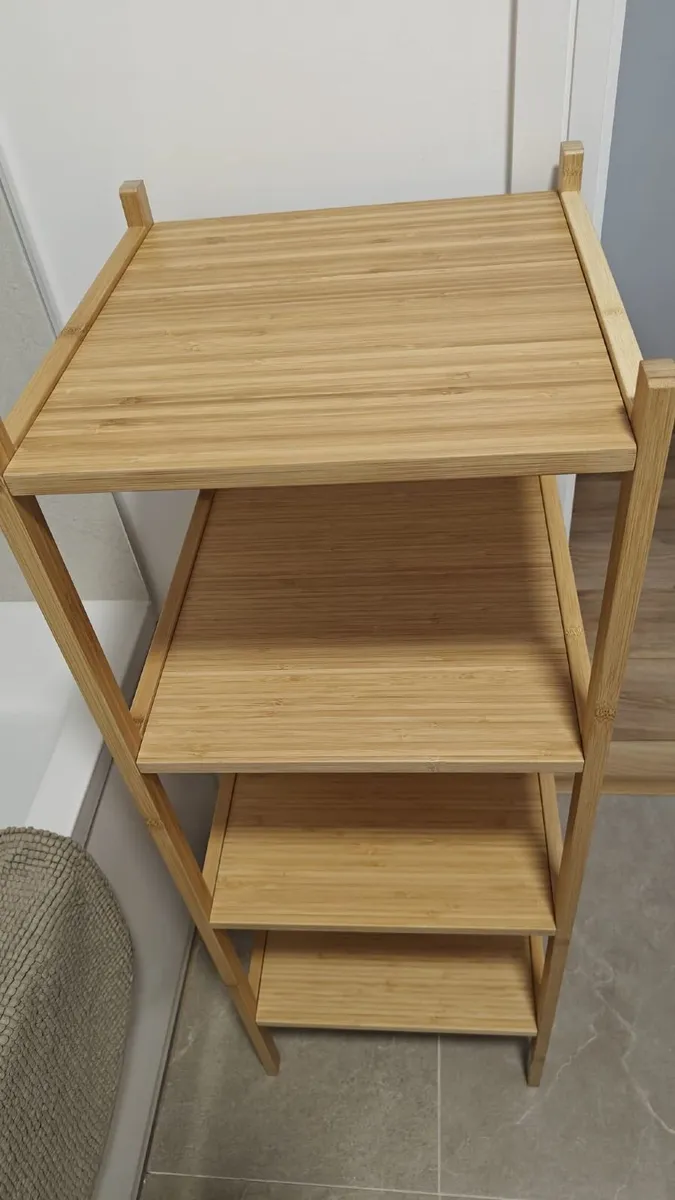 RÅGRUND Ikea Shelving unit, bamboo, 37x37x104 cm - Image 4